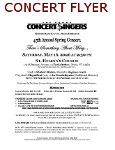 Concert Flyer
